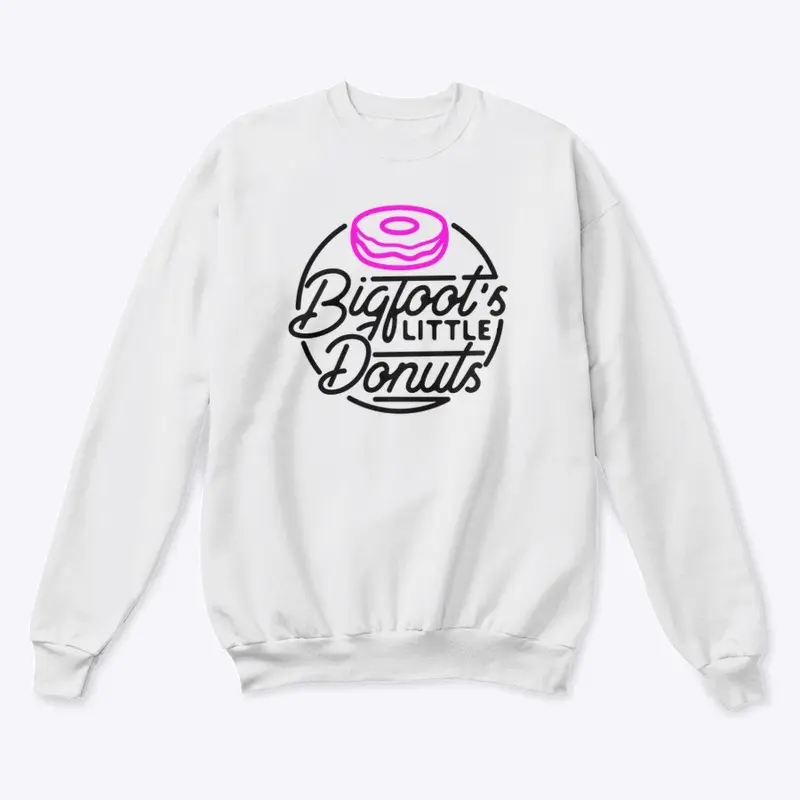 PINK DONUT RETRO LOGO