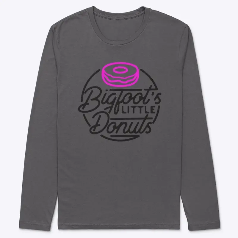 PINK DONUT RETRO LOGO